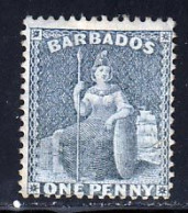 Barbade 1875 Yvert 33 (*) TB Neuf Sans Gomme - Barbados (...-1966)