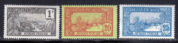 Guadeloupe 1905 Yvert 55 - 61 - 62 * TB Charniere(s) - Neufs