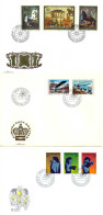 Liechtenstein FDC 1979 Yvert 658 / 660  - 664 / 668 (o) B Oblitere(s) - FDC