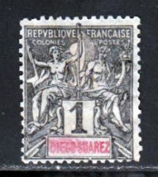 Diego-Suarez 1893 Yvert 38 (*) B Neuf Sans Gomme - Unused Stamps