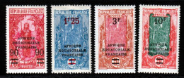 Congo Français 1926 Yvert 100 - 101 - 103 - 104 * TB Charniere(s) - Unused Stamps