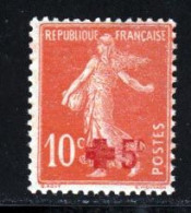 France 1914 Yvert 146 ** TB Coin De Feuille - Unused Stamps