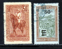 Madagascar 1938 Yvert 184 - 189 (o) B Oblitere(s) - Used Stamps