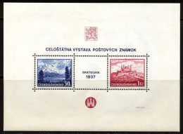 Tchecoslovaquie BF 1937 Yvert 3 ** TB - Blocs-feuillets