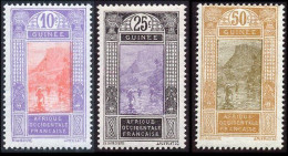 Guinee 1922 Yvert 86 - 89 - 93 ** TB - Neufs