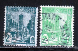 Tunisie 1945 Yvert 281 - 281A (o) B Oblitere(s) - Used Stamps