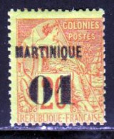 Martinique 1888 Yvert 3 * TB Charniere(s) - Neufs