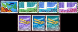 Saint-Marin PA 1974 Yvert 139 / 146 ** TB - Corréo Aéreo