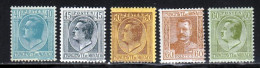 Monaco 1924 Yvert 84 - 85 - 87 / 89 * TB Charniere(s) - Unused Stamps