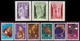 Liechtenstein 1976 Yvert 582 / 590 ** TB - Unused Stamps