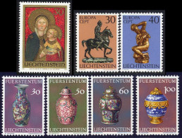 Liechtenstein 1974 Yvert 542 / 548 ** TB - Unused Stamps