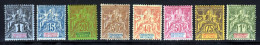 Inde 1892 Yvert 1 - 6 - 7 - 9 / 13 * B Charniere(s) - Nuovi