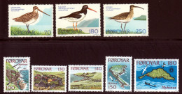 Feroe (Iles) 1978 Yvert 22 / 29 ** TB - Faroe Islands