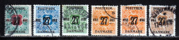 Danemark 1918 Yvert 95 - 96 - 100 / 103 (o) B Oblitere(s) - Gebraucht