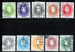 Danemark 1930 Yvert 197 / 206 (o) B Oblitere(s) - Usati