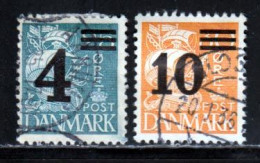 Danemark 1934 Yvert 227 / 228 (o) B Oblitere(s) - Oblitérés