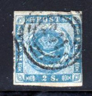 Danemark 1854 Yvert 3 (o) B Oblitere(s) - Used Stamps