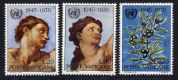 Vatican 1970 Yvert 510 / 512 ** TB Bord De Feuille - Ongebruikt