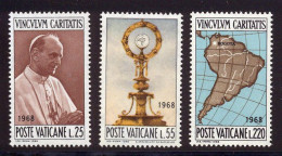 Vatican 1968 Yvert 479 / 481 ** TB - Unused Stamps