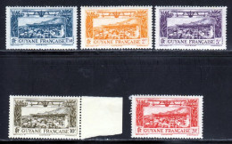 Guyane PA 1933 Yvert 13 - 14 - 16 / 18 ** TB - Unused Stamps