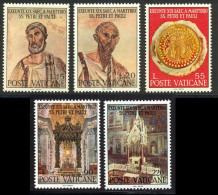 Vatican 1967 Yvert 466 / 470 ** TB Coin De Feuille - Ungebraucht