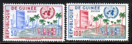 Guinee Republique PA 1959 Yvert 9 / 10 * TB Charniere(s) - Guinea (1958-...)