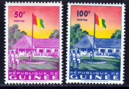 Guinee Republique 1959 Yvert 21 / 22 * TB Charniere(s) - Guinea (1958-...)