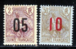 Guinee 1912 Yvert 55 - 62 (*) TB Neuf Sans Gomme - Nuevos