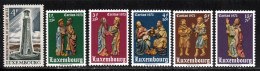 Luxembourg 1973 Yvert 820 / 825 ** TB Bord De Feuille - Nuevos