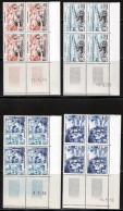 Cameroun 1956 Yvert 300 / 303 ** TB FIDES Coin Date - Unused Stamps