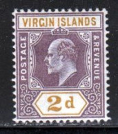 Iles Vierges 1904 Yvert 30 ** TB - Iles Vièrges Britanniques