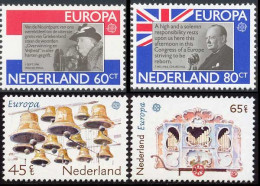 Pays-Bas 1980 Yvert 1138 / 1139 - 1156 / 1157 ** TB Bord De Feuille - Nuevos