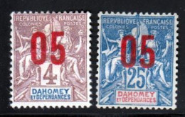 Dahomey 1912 Yvert 34 - 37 (*) TB Neuf Sans Gomme - Unused Stamps