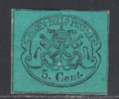 Etats Pontificaux 1867 Yvert 14a (*) TB Neuf Sans Gomme - Estados Pontificados