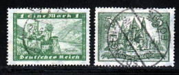 Allemagne Empire 1924 Yvert 355 - 358 (o) B Oblitere(s) - Gebruikt