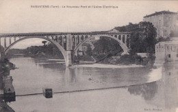 F19-81) RABASTENS (TARN) LE NOUVEAU PONT ET L'USINE ELECTRIQUE   - ( 2 SCANS ) - Rabastens