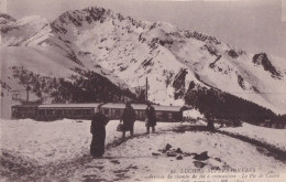 F24-31) LUCHON - SUPERBAGNERES - ARRIVEE DU CHEMIN DE FER A CREMAILLERE PIC DE CECIRE  - ( 2 SCANS ) - Superbagneres