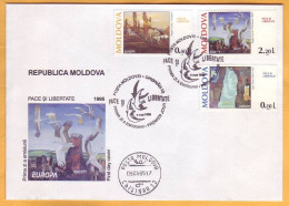 1995 Moldova Europa-cept 1995   FDC  1941-1945  WW-2 Birds - 1995