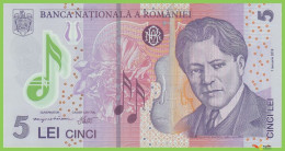 Voyo ROMANIA 5 Lei 2018/2023 P118k B287b 6K UNC Polymer - Romania