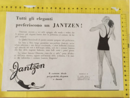 IT-00581- PUBBLICITÀ 1931- COSTUMI DA BAGNO "JANTZEN"-TUTTI GLI ELEGANTI PREFERISCONO UN JANTZEN - Autres & Non Classés