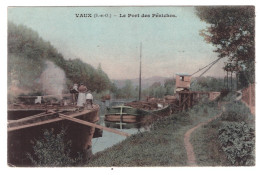 VAUX - Le Port Des Péniches (carte Animée) - Vaux De Cernay