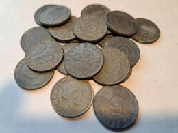ALLEMAGNE  WW2   Lot De 20  Monnaies   (  19 ) E - Kilowaar - Munten