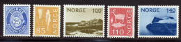 Norvege 1974 Yvert 632 / 636 ** TB - Ongebruikt