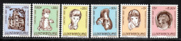 Luxembourg 1968 Yvert 729 / 734 ** TB - Ongebruikt