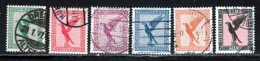 Allemagne Empire PA 1926 Yvert 27 / 32 (o) B Oblitere(s) - Poste Aérienne & Zeppelin