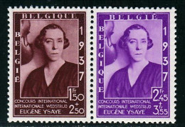 Belgique 1937 Yvert 457A - 457B ** TB Bord De Feuille - Neufs