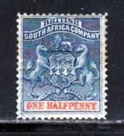 Afrique Du Sud Compagnie 1891 Yvert 16 * B Charniere(s) - Ohne Zuordnung