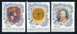 Vatican 1978 Yvert 653 / 655 ** TB Bord De Feuille - Unused Stamps