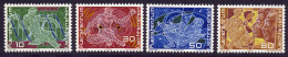 Liechtenstein 1969 Yvert 458 / 461 ** TB Coin De Feuille - Nuovi