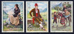 Andorre Espagnol 1979 Yvert 113 / 115 ** TB Coin De Feuille - Unused Stamps